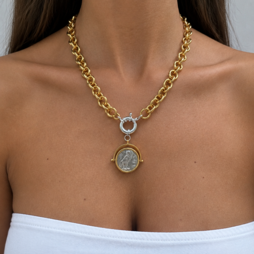 Glauka Necklace- gold